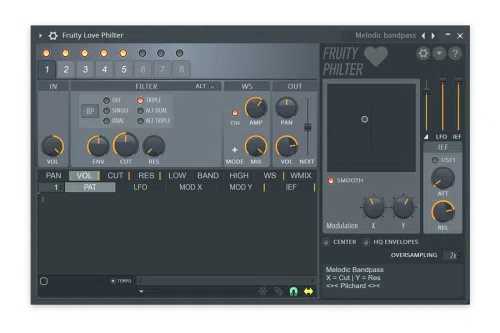 Fruity Love Philter plugin